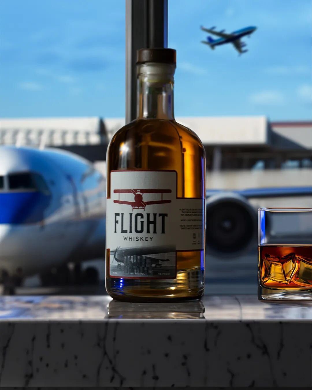 A suitcase packed with bubble wrap to safely transport whiskey