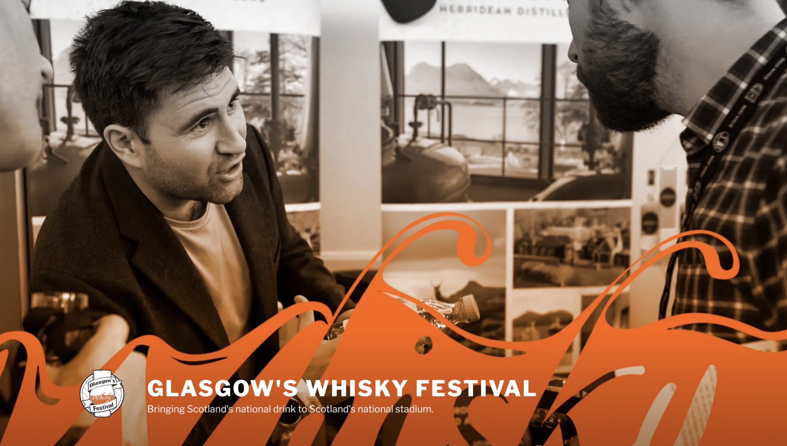 Crowd enjoying drams at the Glasgow Whisky Festival 2026