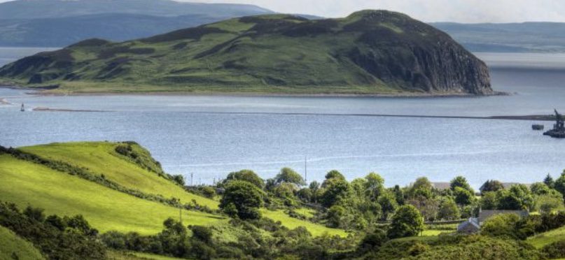 Campbeltown whisky region historic distillery buildings and casks